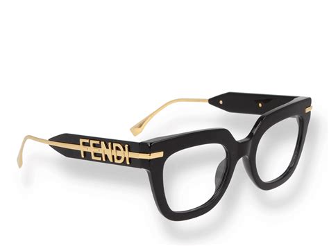 fendi eyeglasses black|montature occhiali da vista fendi.